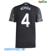 Camisa de time de futebol Aston Villa Ezri Konsa #4 Replicas 2º Equipamento 2025-26 Manga Curta